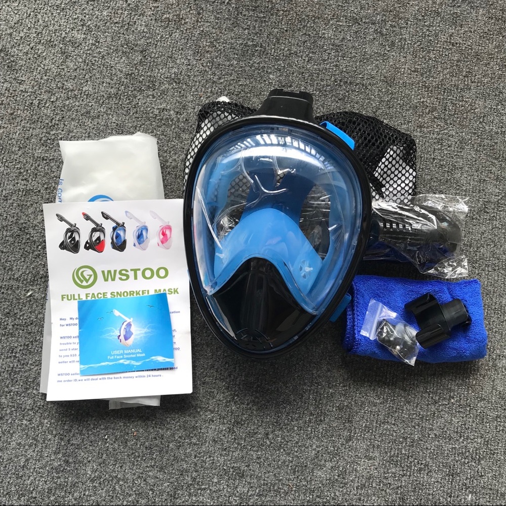 WSTOO Full Face Snorkel Mask